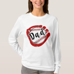 Baseball Dad for Baseball Softball Mom T-Shirt