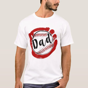 Baseball Dad for Baseball Softball Mom T-Shirt