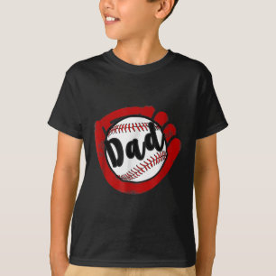Baseball Dad For Baseball Softball Mom T-Shirt