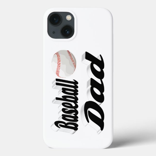 Baseball Dad  iPhone Case (Back)