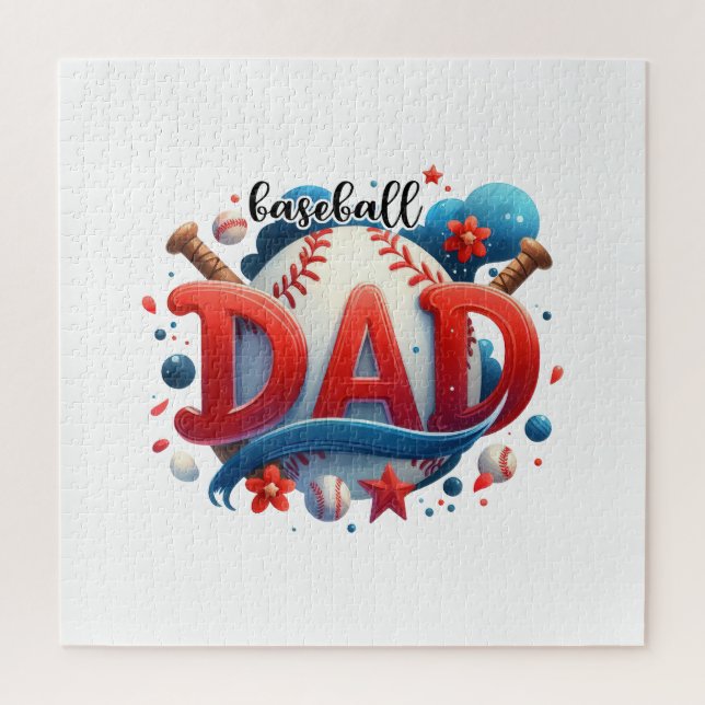 Baseball Dad Jigsaw Puzzle (Vertical)
