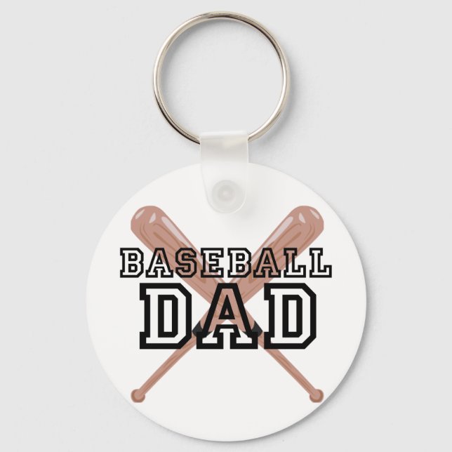 Baseball Dad Keychain (Front)