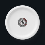 Baseball Dad Monster Vintage Catcher Shirt Design_ Paper Plate<br><div class="desc">Baseball Dad Monster Vintage Catcher Shirt Design_1</div>