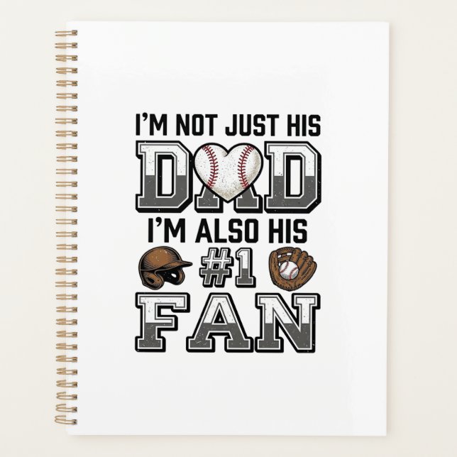 Baseball Dad Number 1 Fan Vintage Shirt Design_1 (Devant)