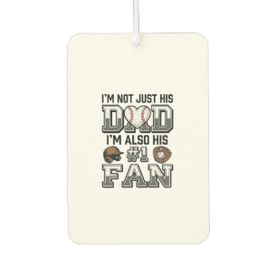 Baseball Dad Number 1 Fan Vintage Shirt Design_1 Air Freshener