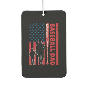 Baseball dad shirts baseball Dad American Flag Air Freshener