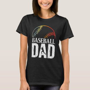 Baseball Dad Sport  Vintage Father s Day Vintage T-Shirt