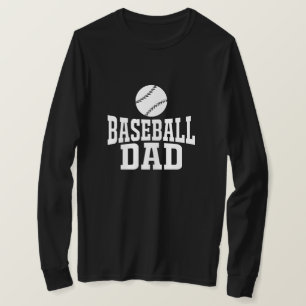 Baseball Dad T-Shirt Custom Baseball Tee for Dad
