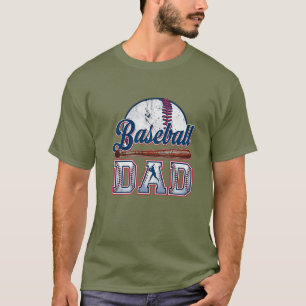 Baseball Dad Tee Father’s Day Gift