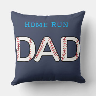 Baseball Dad Throw Pillow