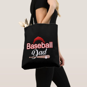 Baseball Dad   Trendy Mens Baseball Fathers Day Tote Bag