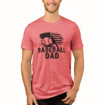 Baseball Dad USA Flag