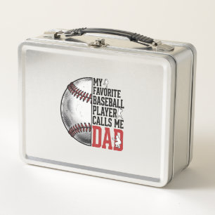 Baseball Dad Vintage Engraving Graphic T-Shirt_1 Metal Lunch Box
