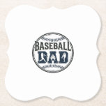 Baseball Dad Vintage Engraving Shirt Design_1 Paper Coaster<br><div class="desc">Baseball Dad Vintage Engraving Shirt Design_1</div>