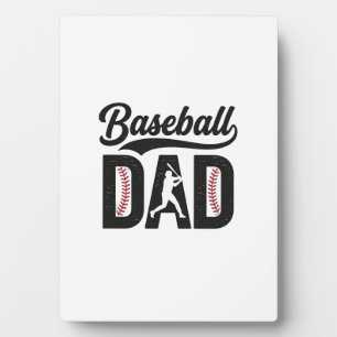 Baseball Dad Vintage Engraving T-Shirt Design_1 Plaque