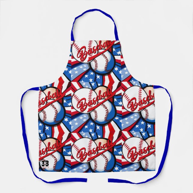 Baseball Days Apron (Front)