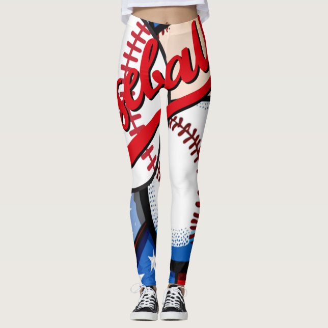 Baseball Days Leggings (Front)