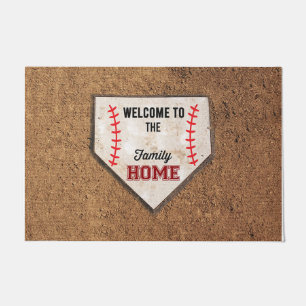 Baseball Decor / Welcome Mat / Baseball Mom