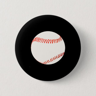 Baseball Design 2 Inch Round Button
