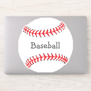 Baseball Design Contour Sticker