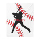 Baseball Design Fleece Blanket