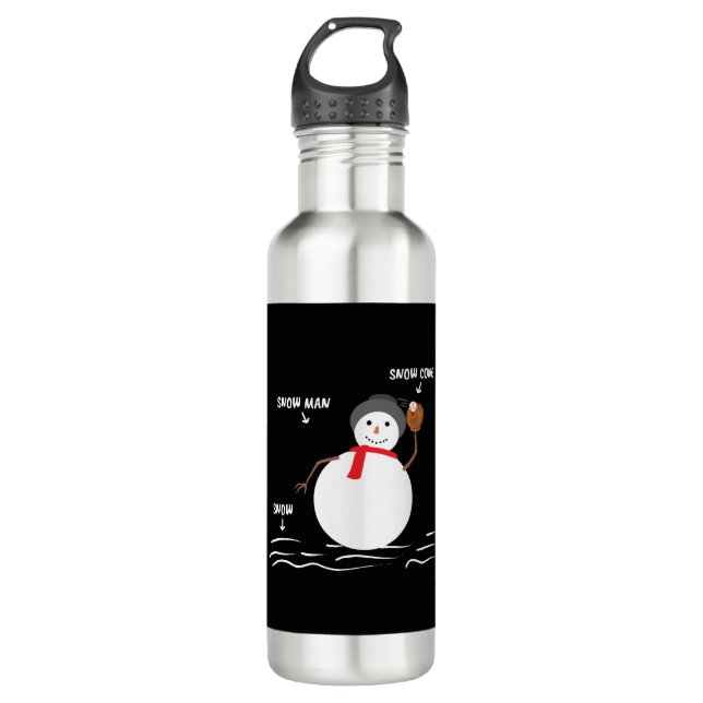 Baseball Design for Base Ball Lovers 710 Ml Water Bottle (Front)