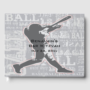 Baseball Design Guest Book