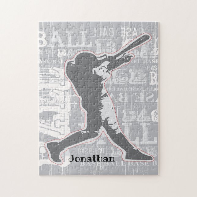 Baseball Design Jigsaw Puzzle (Vertical)