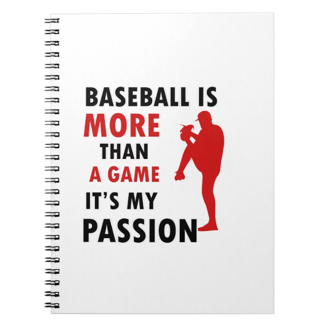 BASEBALL DESIGN NOTEBOOK (Front)