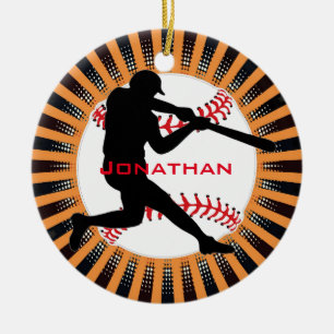 Baseball Design Ornament