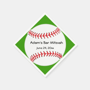 Baseball Design Paper Napkins