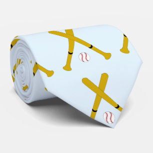 Baseball Design Tie