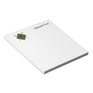 Baseball Diamond Batter 1 Notepad