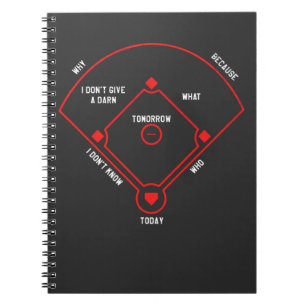 Baseball Diamond Fielding Chart Positions Names Notebook