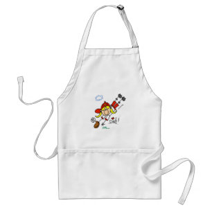 Baseball Dive Girls Softball T-shirts and Gifts Standard Apron