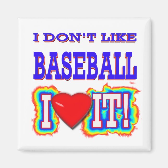 BASEBALL DONT MAGNET (Front)