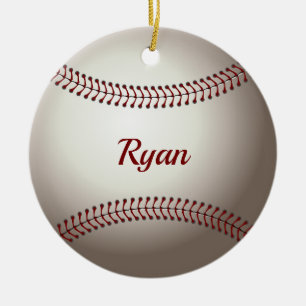 Baseball Double Ornement Tour