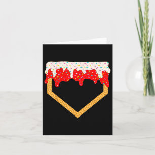 Baseball Drip Boys Home Plate Ice Cream Sprinkles  Card