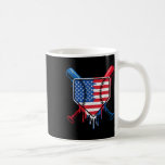 Baseball Drip Boys Ice Cream Patriotic American Fl Coffee Mug<br><div class="desc">Baseball Drip Boys Ice Cream Patriotic American Flag</div>