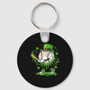 Baseball Drip For Boys Ice Cream Drip Youth St Pat Keychain