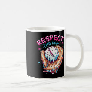 Baseball Drip For Boys Ice Cream Respect The Drip Coffee Mug