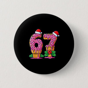 Baseball Drip Ice Cream 67 Baseball Lifestyle 101  2 Inch Round Button