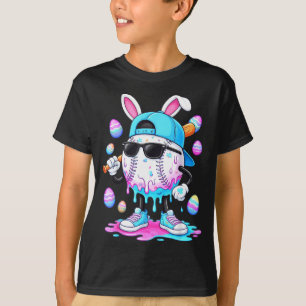 Baseball drip ice cream apparel youth boy happy T-Shirt
