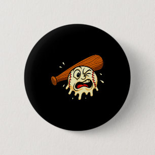 Baseball Drip Team For Boys Ice Cream Cool 2 Inch Round Button