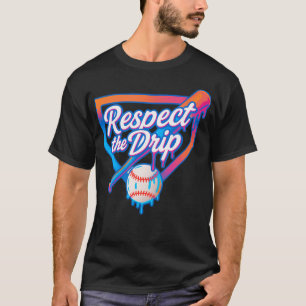 Baseball Drip Team For Boys Ice Cream T-Shirt