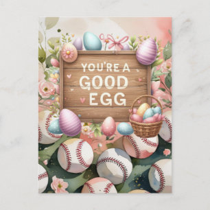 Baseball Easter Greeting Card