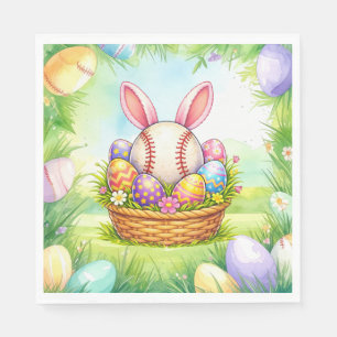 Baseball Easter themed Napkin