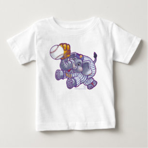 Baseball Elephant Infant T Shirt