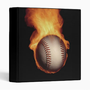 Baseball En Feu Classeur
