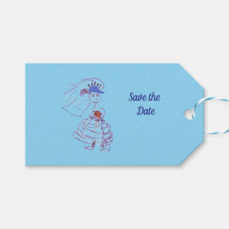Baseball Fan Bride Gift Tags